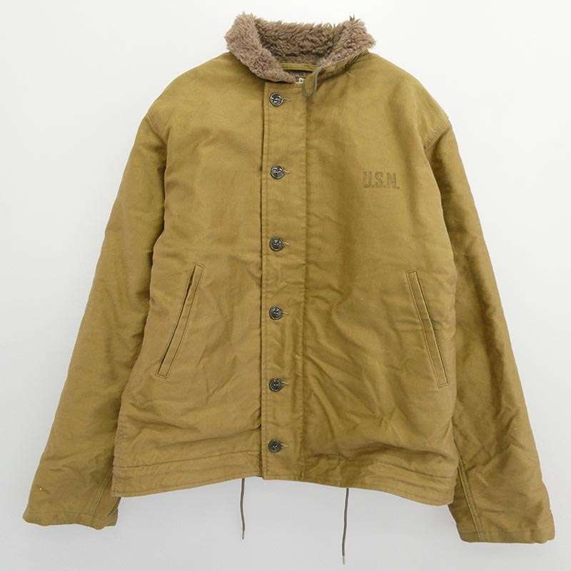 バズリクソンズ BR15345 Type N-1 NAVY DEPARTMENT DEMOTEX-ED N-1 デッキジャケット 買取実績 画像
