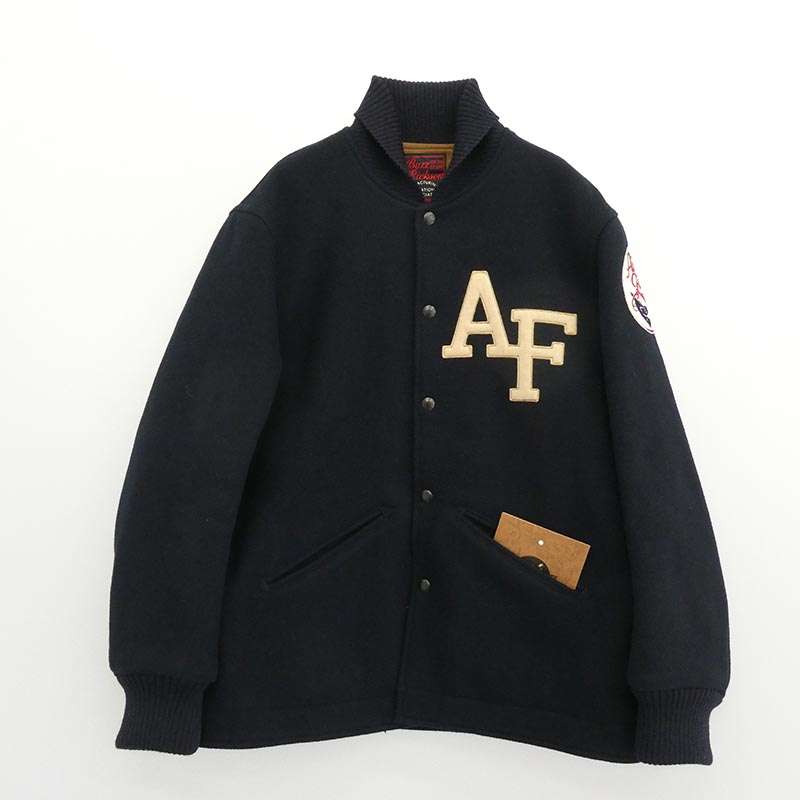 バズリクソンズ BR15347 AVIATION ASSOCIATES USAAF AWARD JACKET ウールメルトン アワードジャケット スタジャン スタジアム ジャケット 買取実績 画像