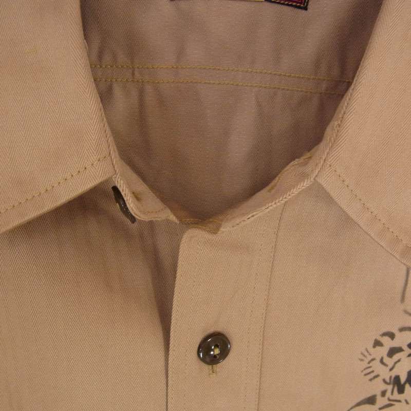 バズリクソンズ BR29476 HERRINGBONE WORK SHIRT FLYING TIGERS ヘリンボーン 長袖 ワークシャツ ステンシル 買取実績 画像