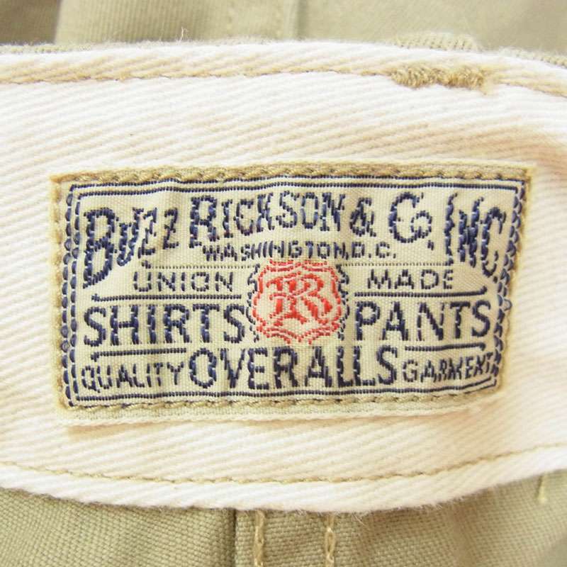 バズリクソンズ BR40025 ORIGINAL SPEC. CHINOS オリジナルスペック ミリタリーチノ パンツ 買取実績 画像