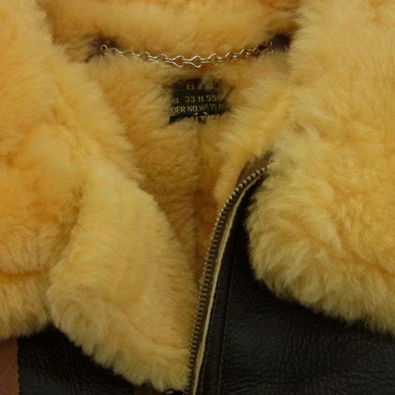 バズリクソンズ BR80111 B-3 40's MODEL シープスキン ホースハイド フライトジャケット 買取実績 画像