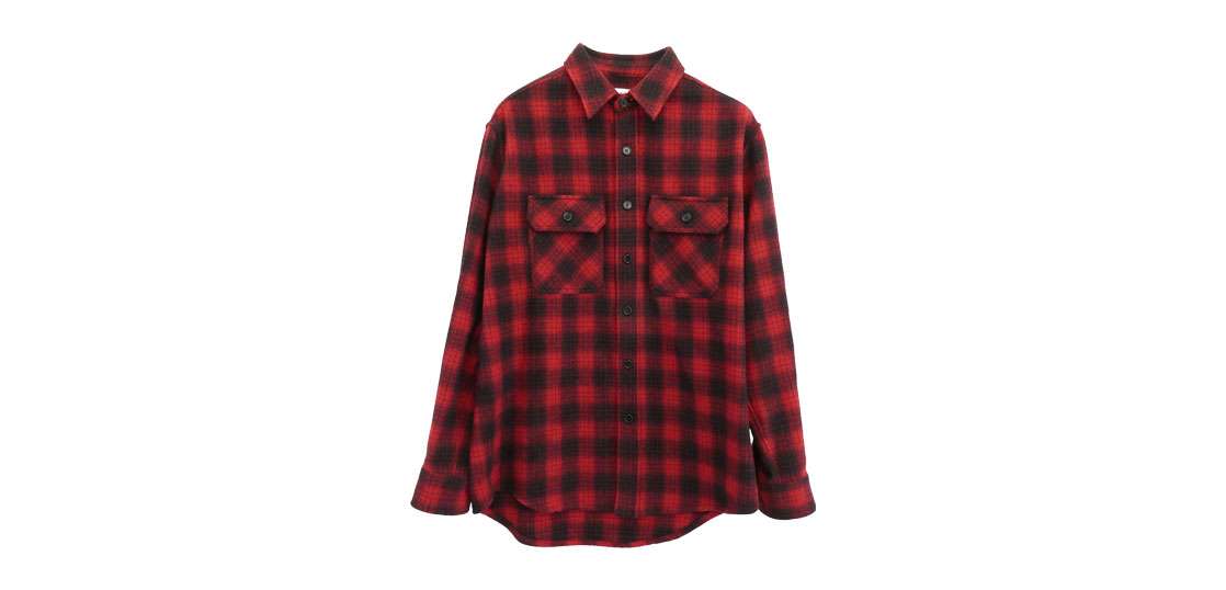 セリーヌ 22AW 2C574017F loose wool check shirt 買取実績