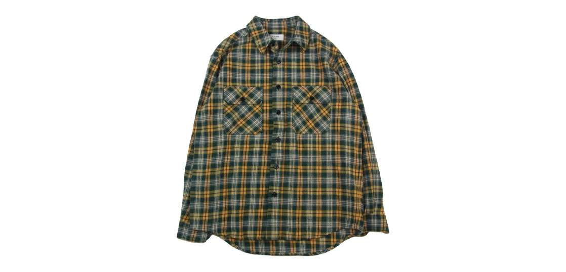 セリーヌ 22AW 2C574954R ルーズランバージャック チャック 長袖 シャツ 買取実績