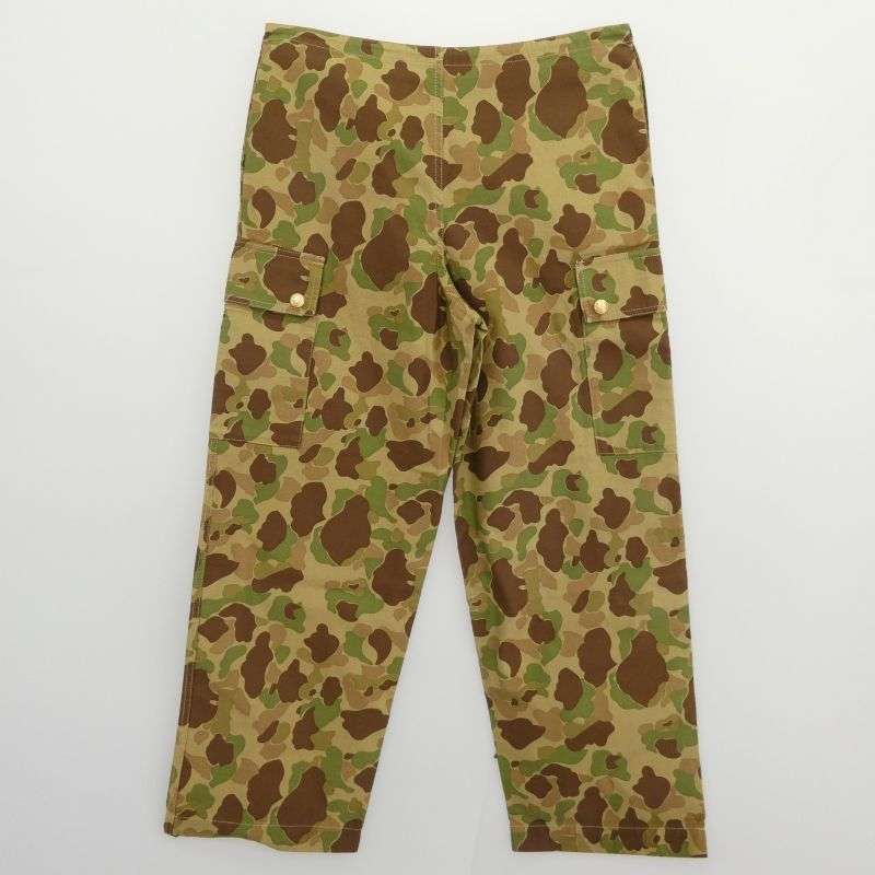 セリーヌ 22AW 2Z167629M 金ボタン ボタンフライ カモフラ 迷彩 カーゴ パンツ 買取実績 画像