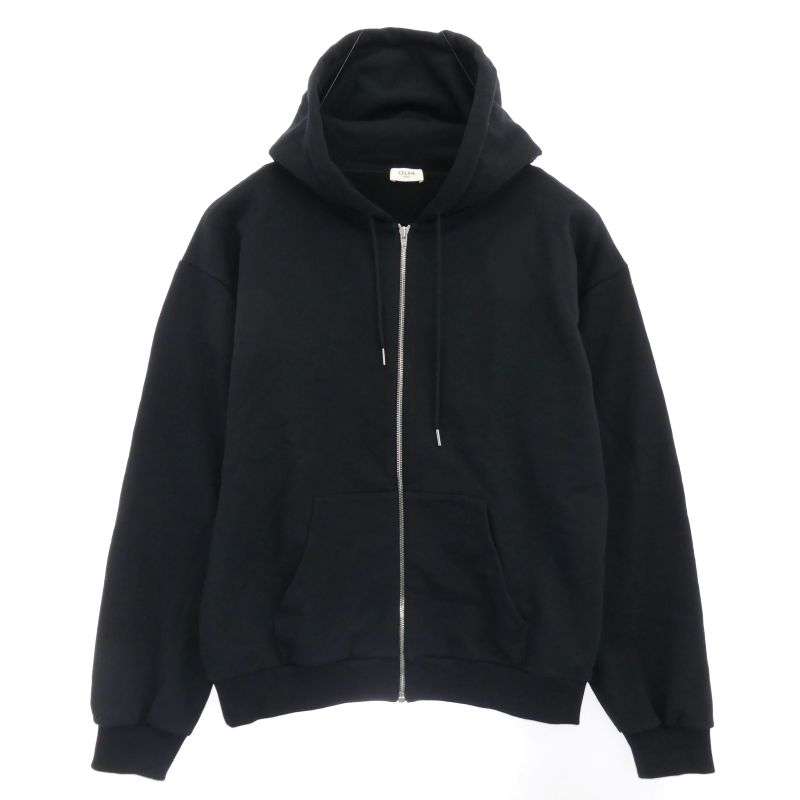 セリーヌ 2Y497670Q コットン フードロゴプリント ルーズフーディー パーカー 買取実績 画像