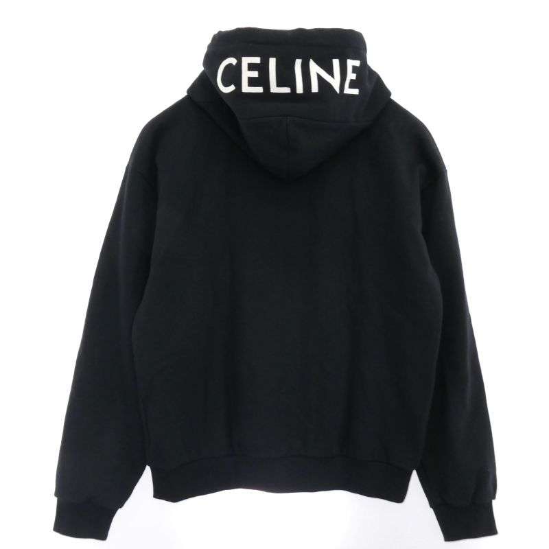 セリーヌ 2Y497670Q コットン フードロゴプリント ルーズフーディー パーカー 買取実績 画像