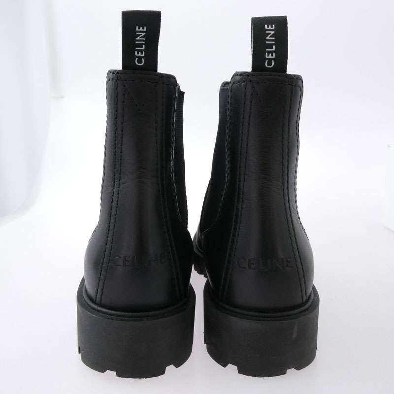 セリーヌ MARGARET レザー マーガレット チェルシー ブーツ 買取実績 画像