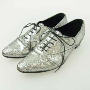 セリーヌ SA0199 グリッター ラメ ポインテッドトゥ レースアップ ドレス シューズ 買取実績