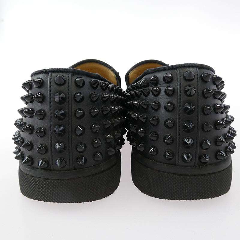 クリスチャンルブタン ブラック スタッズ スリッポン スニーカー 買取実績 画像