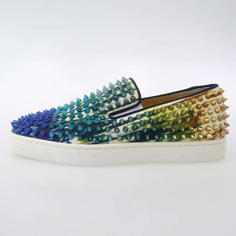 クリスチャンルブタン マルチカラー スタッズ スリッポン スニーカー 買取実績