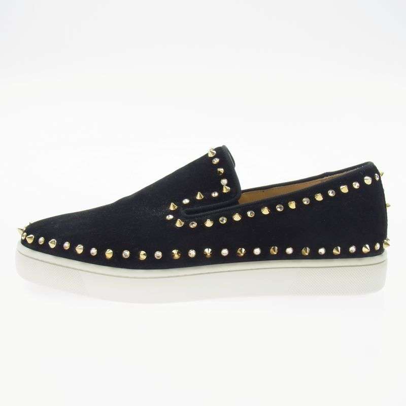 クリスチャンルブタン PIK BOAT FLAT スパイクスタッズ スリッポン スニーカー 買取実績 画像