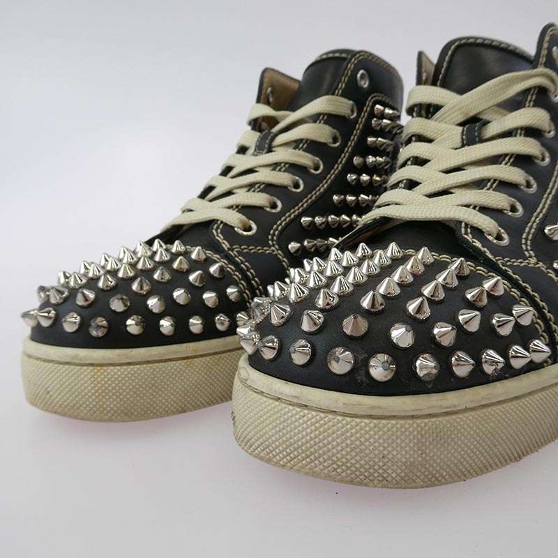 クリスチャンルブタン スパイク スタッズ ハイカットスニーカー 買取実績 画像