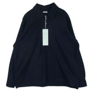 コモリ 16AW J03-02005 フラノ ジップ ウール ヘンリー 長袖 シャツ 買取実績