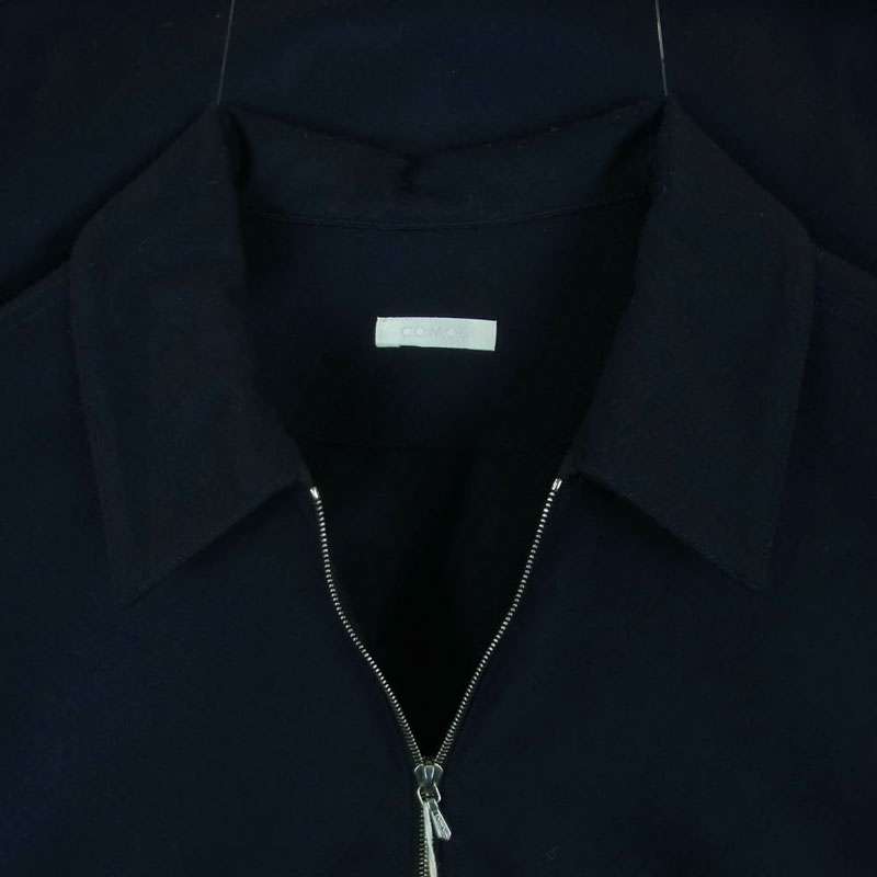 コモリ 16AW J03-02005 フラノ ジップ ウール ヘンリー 長袖 シャツ 買取実績 画像