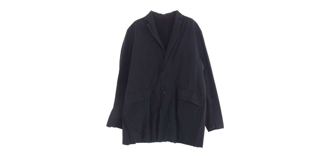comoli 16aw 製品染め中綿チェスターコート サイズ3 コモリ 16AW J03-04001 製品染 中綿 ストライプ チェスター