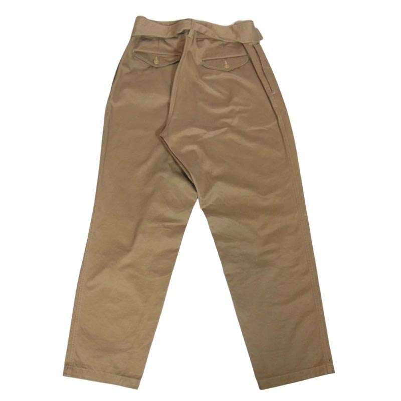 コモリ 16SS I01-03006 ベルテッド チノ パンツ 買取実績 画像