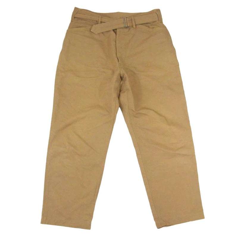 コモリ 17AW L03-03007 コットンリネン ベルテッドパンツ 買取実績 画像