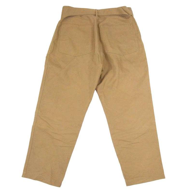 コモリ 17AW L03-03007 コットンリネン ベルテッドパンツ 買取実績 画像