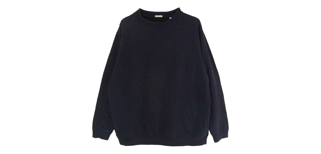 コモリ 17AW L03-05003 インレイ起毛 長袖 クルーネック スウェット 買取実績