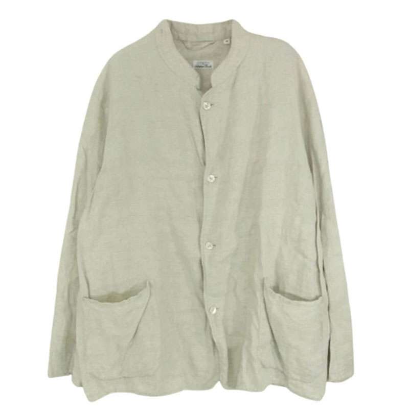 コモリ 21SS T01-01010 ×Salvatore Piccolo サルヴァトーレ ピッコロ リネンヘリンボーン スタンドカラー ジャケット 買取実績 画像