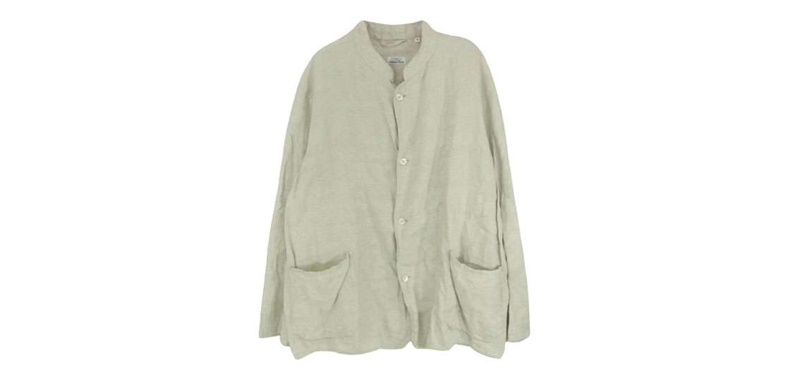コモリ × Salvatore Piccolo サルヴァトーレ ピッコロ 21SS T01-01010 リネンヘリンボーン スタンドカラー ジャケット 買取実績