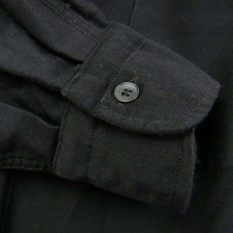 コモリ 22AW W03-02013 ウールモールスキン ワークシャツ 長袖 買取実績