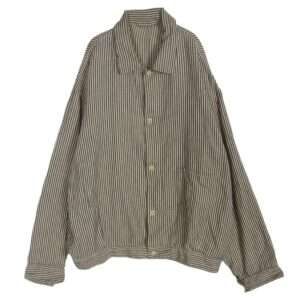 コモリ 22SS V01-01023 ストライプ ブルゾン シャツジャケット 買取実績
