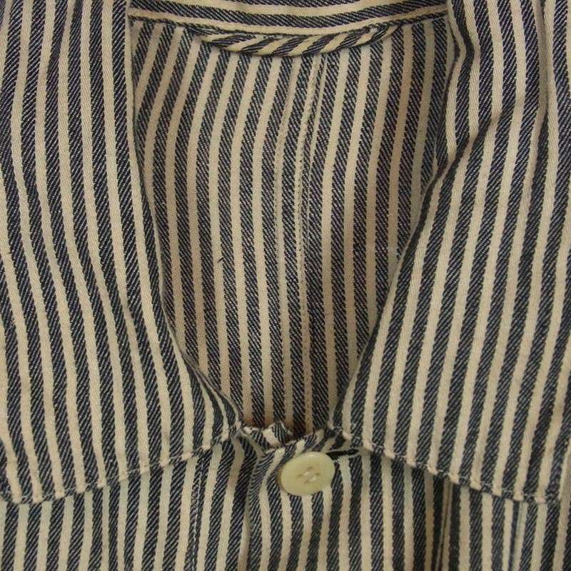 コモリ 22SS V01-01023 ストライプ ブルゾン シャツジャケット 買取実績 画像