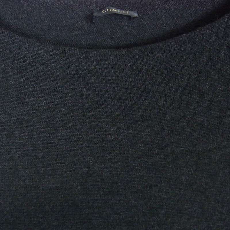 コモリ 22SS V01-06001 和紙混 ウール ボートネック ニット セーター 買取実績 画像