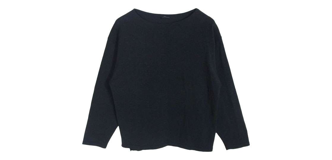 コモリ 22SS V01-06001 和紙混 ウール ボートネック ニット セーター 買取実績