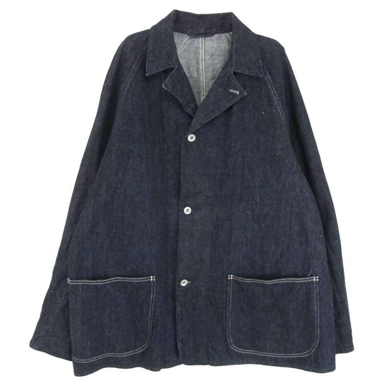 コモリ 23AW Y03-01002 デニム カバーオール ワーク ジャケット 買取実績 画像