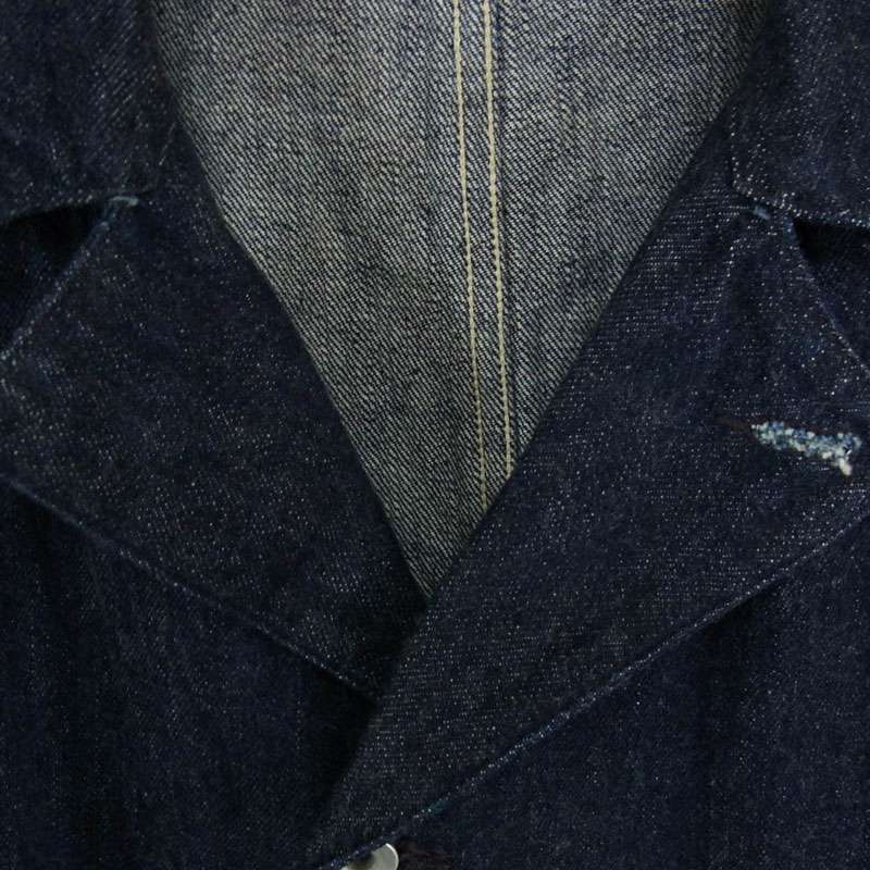 コモリ 23AW Y03-01002 デニム カバーオール ワーク ジャケット 買取実績 画像