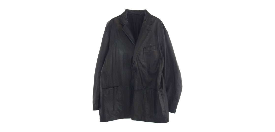 コモリ 23AW Y03-01021 シープスキン 2B ジャケット レザー テーラードジャケット 買取実績