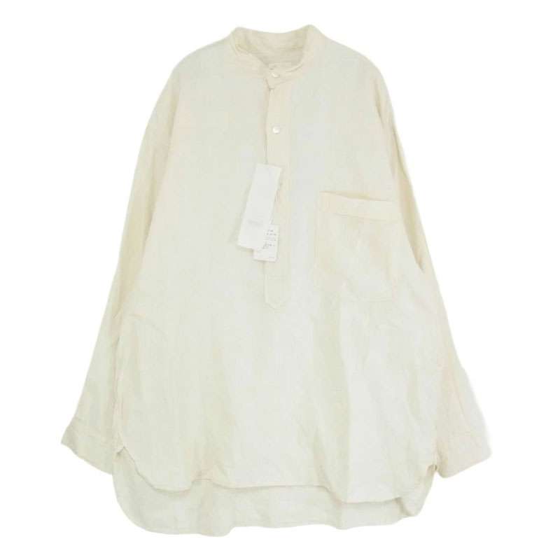 コモリ 23SS X01-02011 モスリン プルオーバー 長袖 シャツ 買取実績 画像