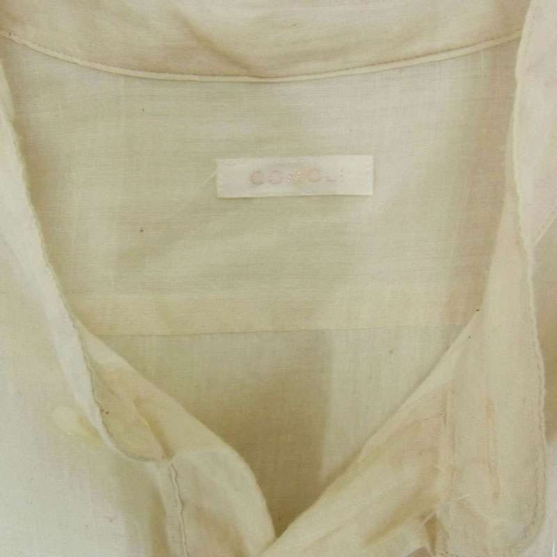 コモリ 23SS X01-02011 モスリン プルオーバー 長袖 シャツ 買取実績 画像