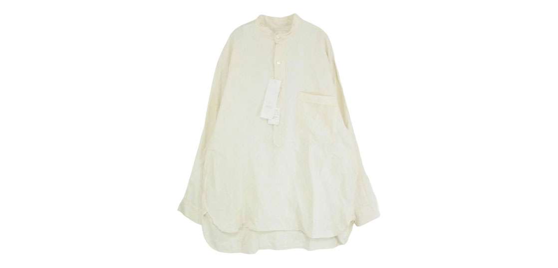 コモリ 23SS X01-02011 モスリン プルオーバー 長袖 シャツ 買取実績