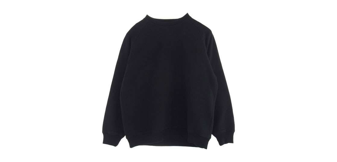 コモリ 24AW A03-05003 コットン 裏毛 クルーネック スウェット 買取実績