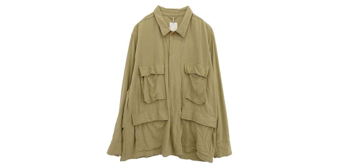 コモリ 25SS B01-01031 ローシルク BDU ジャケット 買取実績