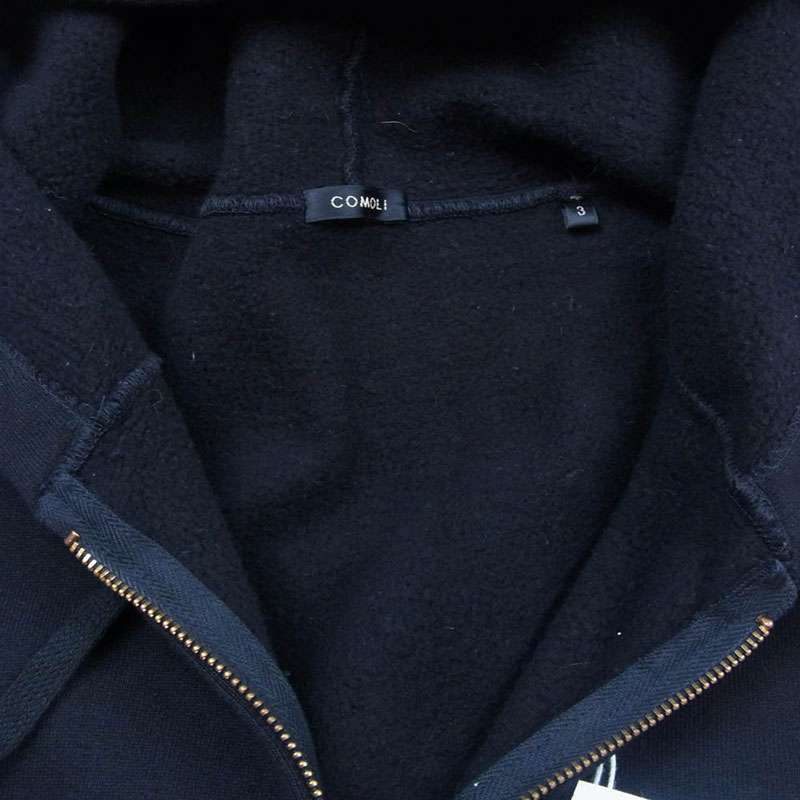 コモリ 25SS B01-05001 コットン裏毛ジップパーカー 買取実績 画像
