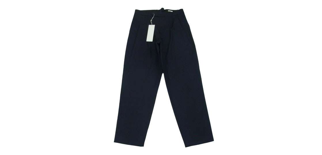 コモリ J03-03004 フラノ バックストラップ ウール パンツ 買取実績