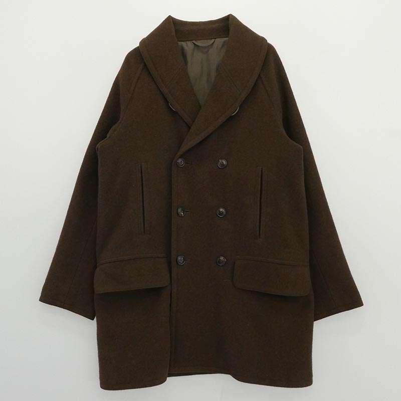 コモリ J03-04011 ヤクメルトン ショールカラー コート 買取実績 画像