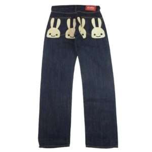 キューン CGP-0501-BU4 4連 うさぎ ペイント デニムパンツ インディゴブルー系 買取実績