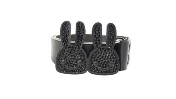 キューン レザーベルト バックル ブラック系 買取実績