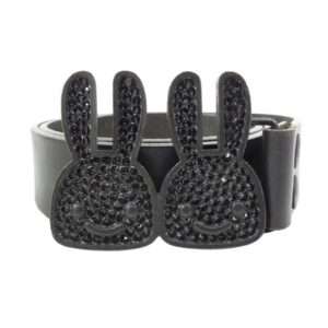 キューン レザーベルト バックル ブラック系 買取実績