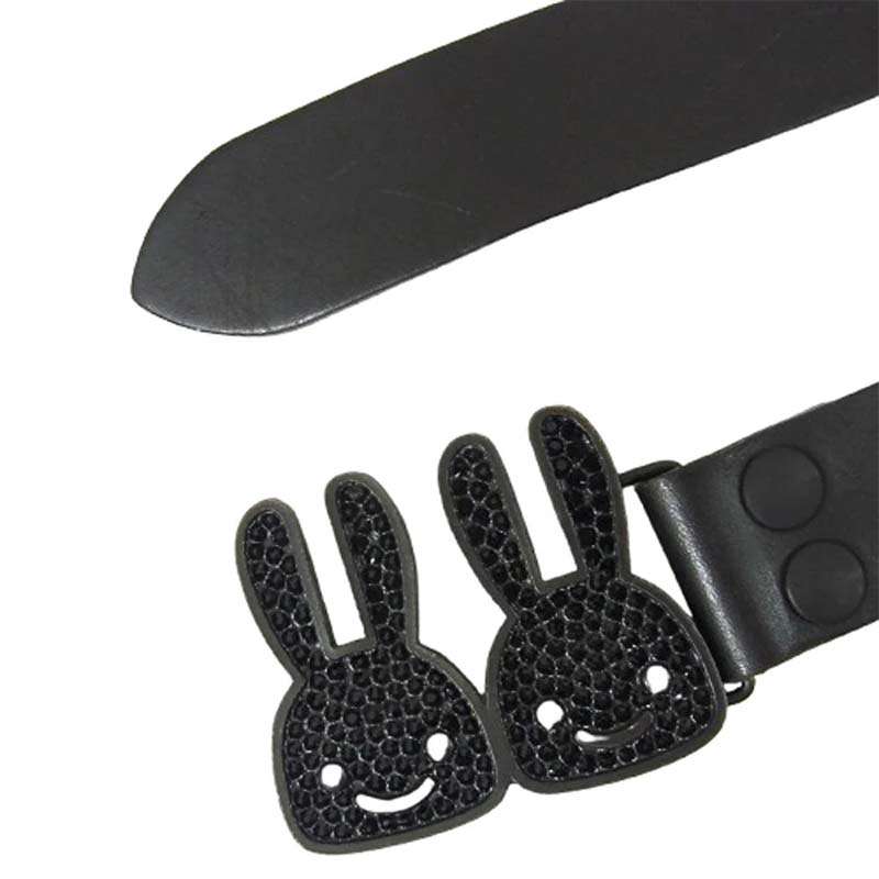 キューン レザーベルト バックル ブラック系 買取実績 画像