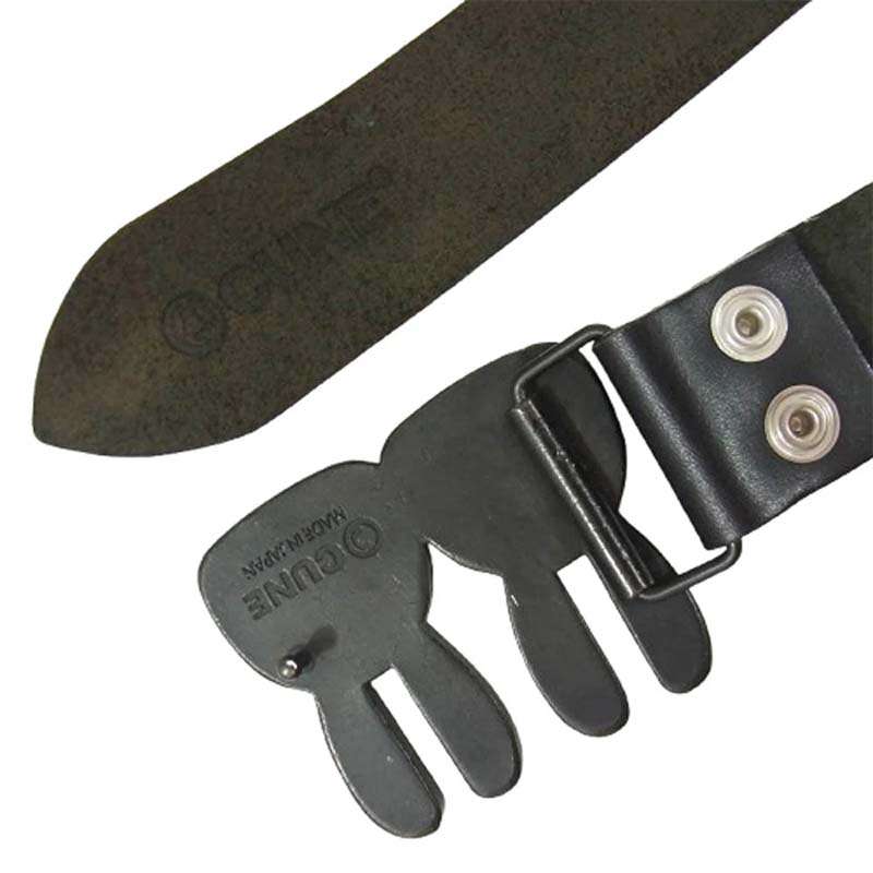 キューン レザーベルト バックル ブラック系 買取実績 画像