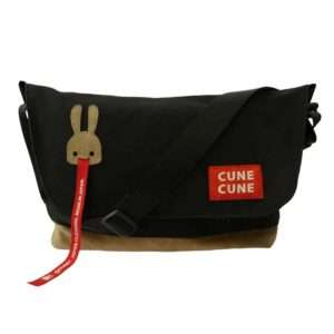 キューン 帆布 メッセンジャー バッグ ブラック系 買取実績