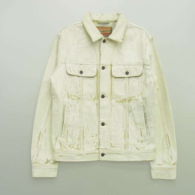 ディーゼル A03885 09C84 D-BARCY ペイント加工 ダメージ加工 デニム ジャケット 買取実績 画像