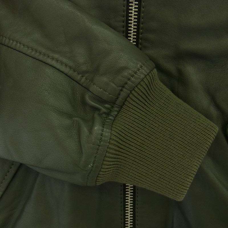 ディーゼル L-PARKER レザー MA-1 ボンバージャケット ブルゾン 買取実績 画像