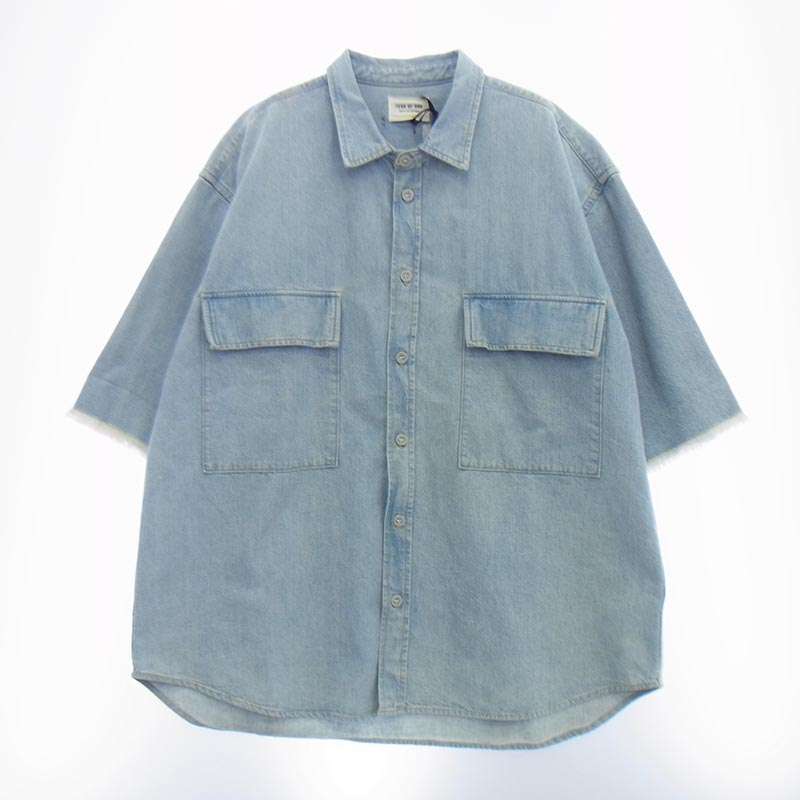 フィアオブゴッド 6H19-2010 Denim SHORT SLEEVE デニム ショートスリーブ 半袖 シャツ ジャケット 買取実績 画像
